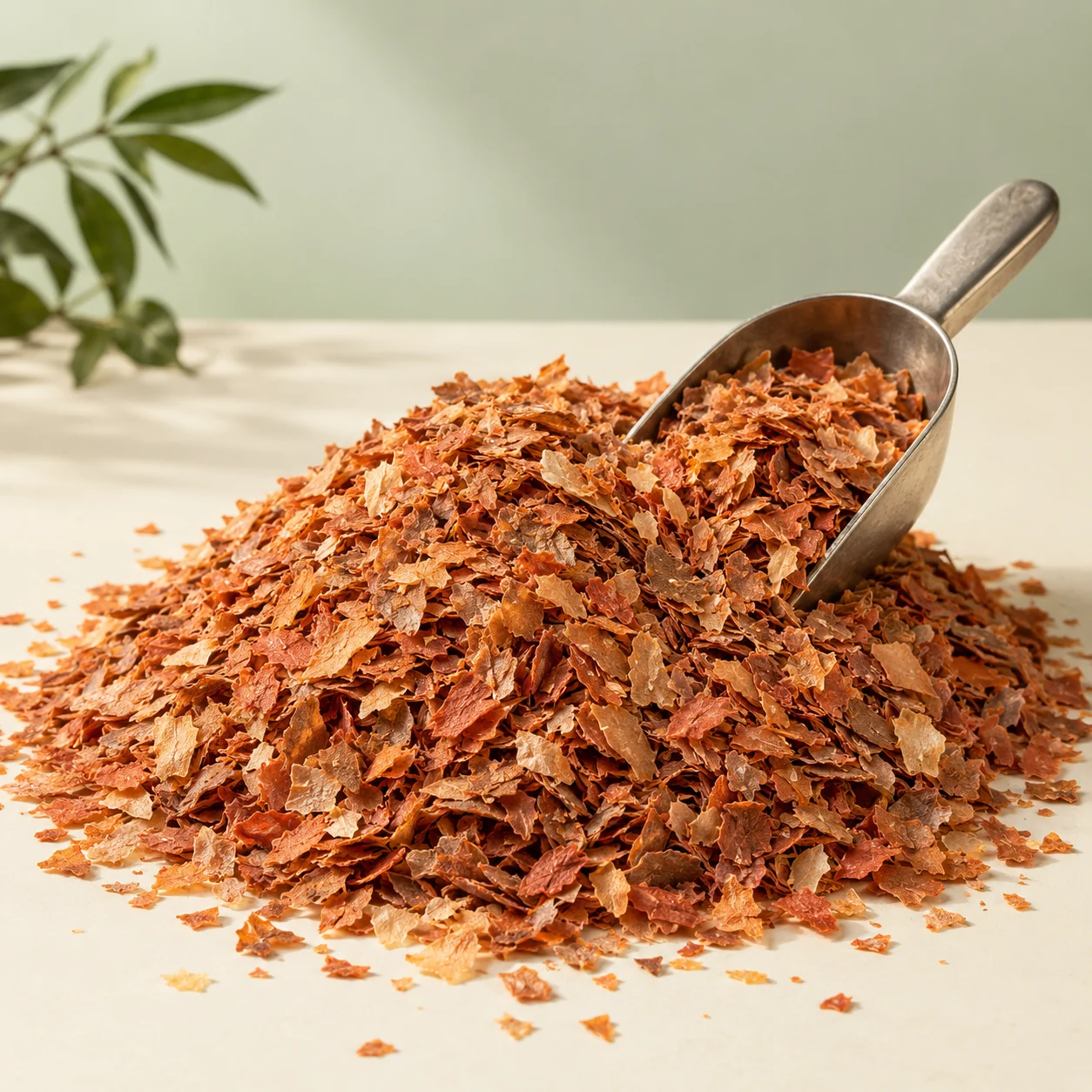 AI-generated illustrative catalogue image of Red Lentil Husk