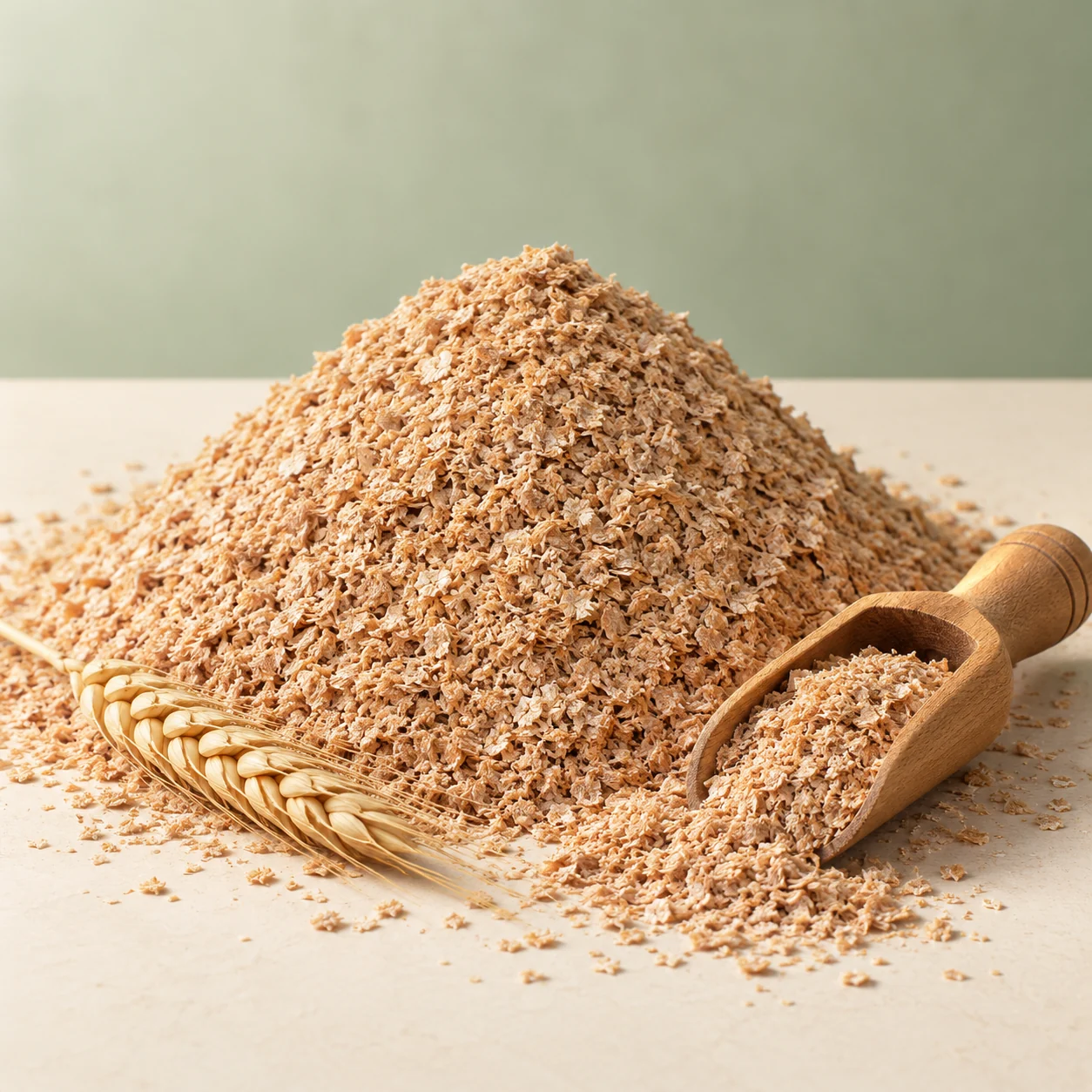 AI-generated illustrative catalogue image of Wheat Bran