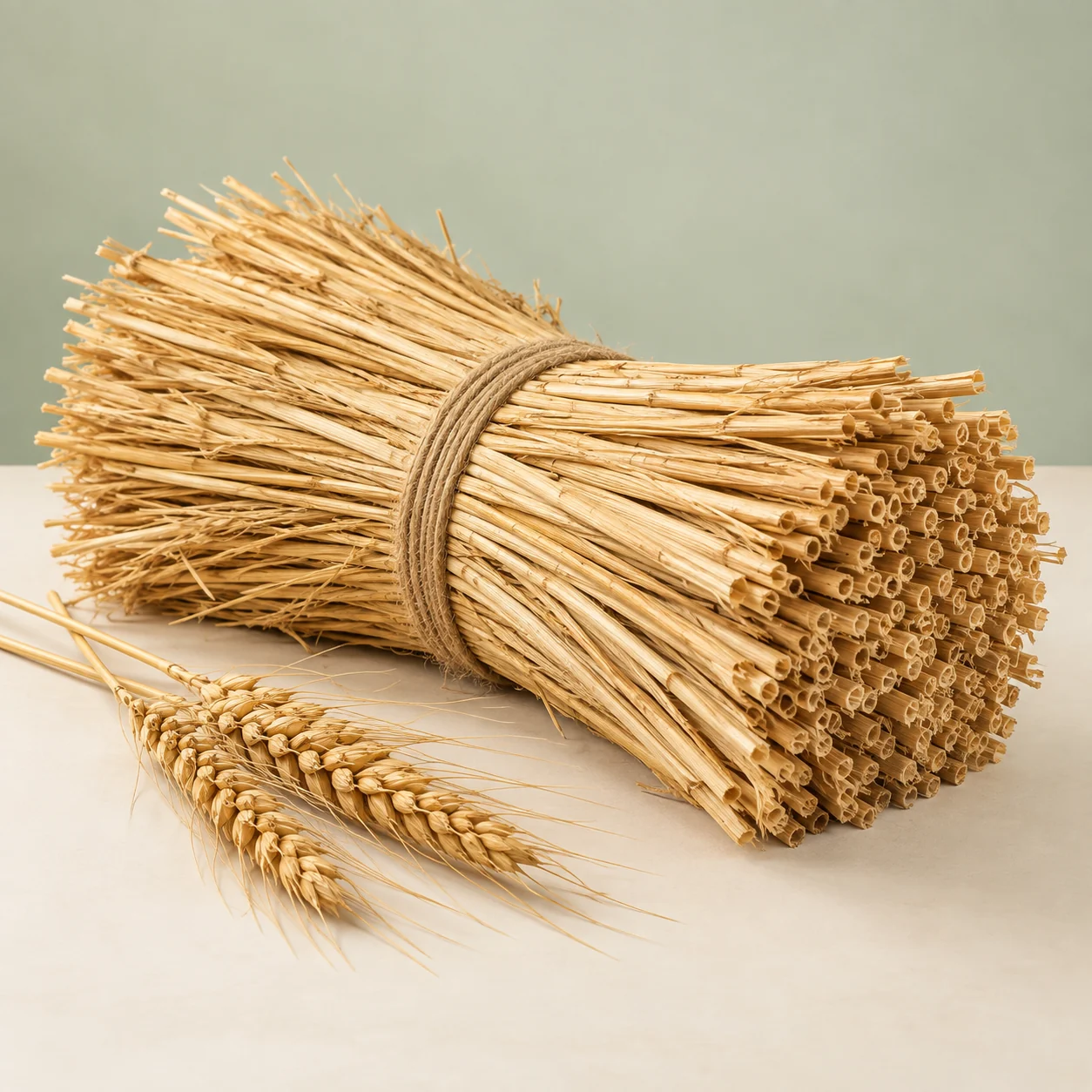AI-generated illustrative catalogue image of Wheat Straw